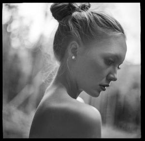 ear, monochrome