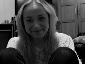 smile, monochrome