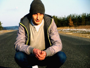 jacket, outerwear, jeans, cool, sitting