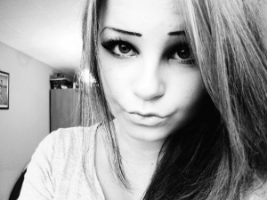 mouth, eyelash, hair, skin, selfie, smile, monochrome, model