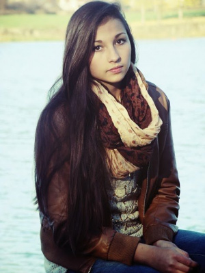 hair, sitting, model