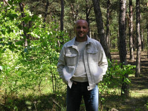 jacket, outerwear, jeans, forest