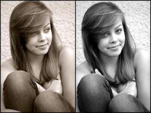 hair, skin, smile, monochrome, model