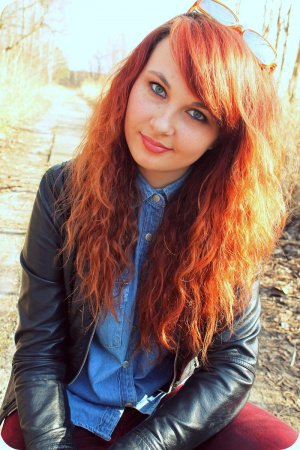 hair, jacket, jeans, denim, smile, cool, sitting