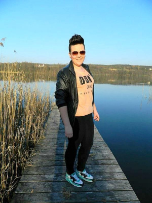 jacket, jeans, cool, leisure, lake