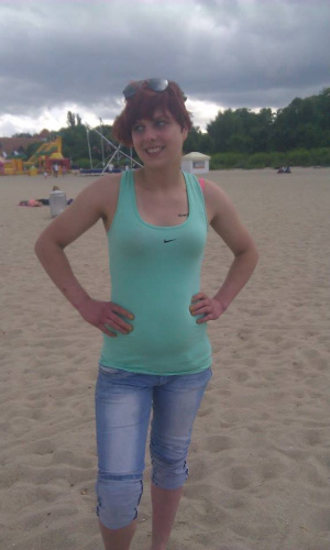 fun, jeans, denim, muscle, vacation, standing, beach