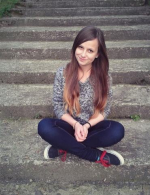 hair, jeans, sitting, person