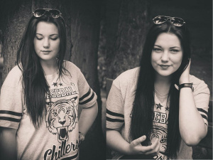 cool, monochrome