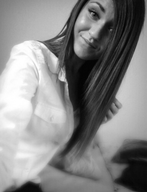 mouth, hair, smile, monochrome