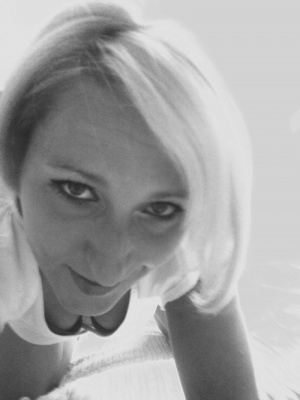 selfie, monochrome