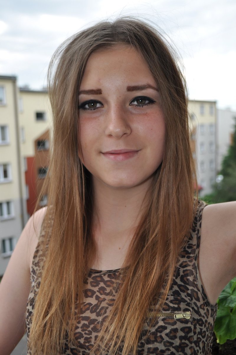 hair, skin, smile