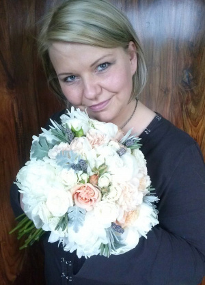 dress, petal, plant, flower, gown, bride