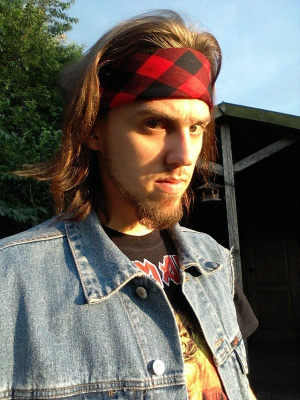 outerwear, jeans, denim, beard