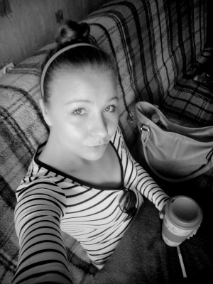 smile, monochrome