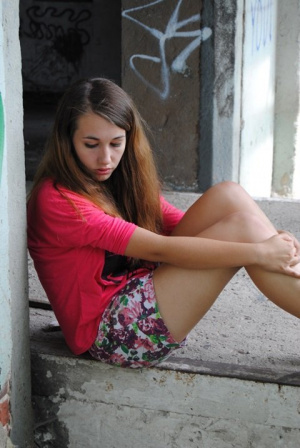 hair, skin, sitting, model