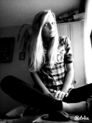 sitting, monochrome