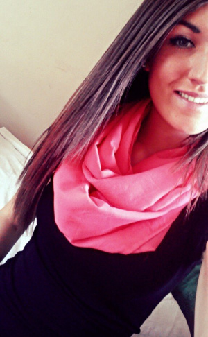 smile, scarf