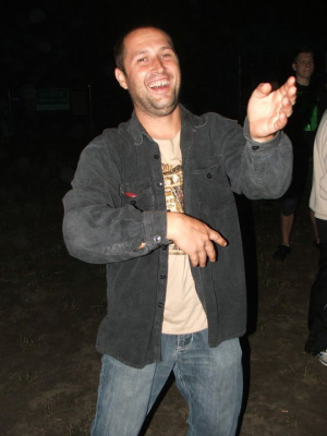 hand, jacket, outerwear, fun, jeans, denim, smile, cool, standing