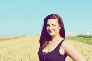 hair, skin, field, smile, model