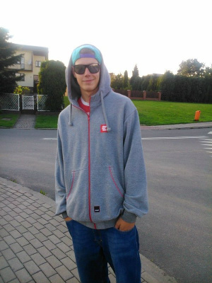 jacket, outerwear, textile, fun, jeans, denim, cool, glasses, standing, sunglasses