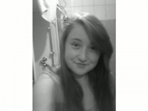 selfie, smile, monochrome