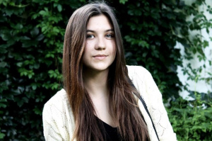 hair, skin, smile, model