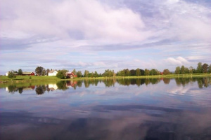 sky, lake, river