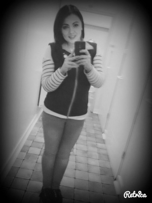 standing, monochrome