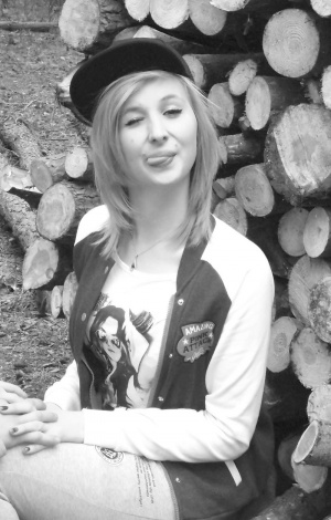 smile, monochrome, hat