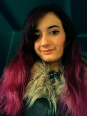 hair, smile