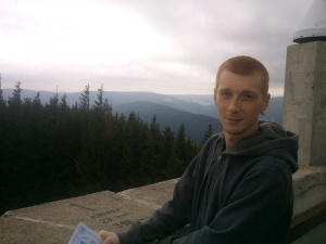 sitting, mountain