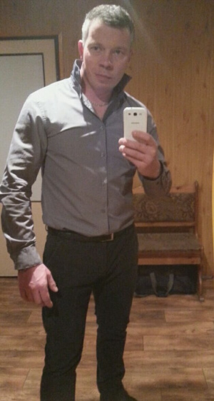 outerwear, standing