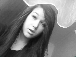 hair, smile, ear, monochrome