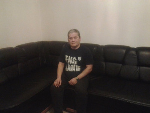 sitting, muscle, standing, dude, couch