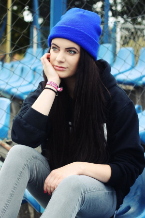 hair, jeans, cool, sitting, leisure, cap, beanie