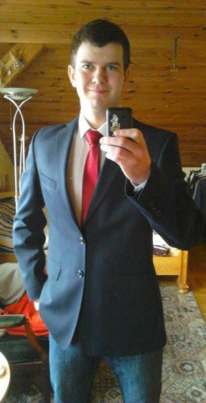 jacket, outerwear, tie