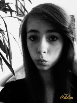 hair, monochrome