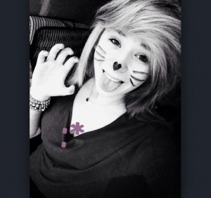 hand, smile