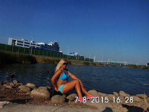fun, sky, sitting, leisure, vacation, model, beach