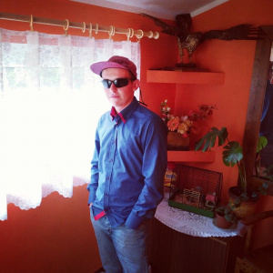 fun, jeans, cool, glasses, standing, hat