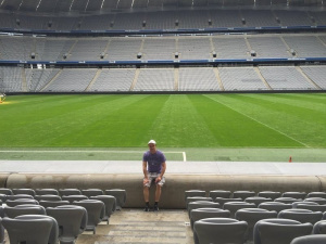 chair, stadium