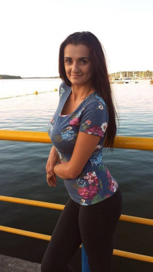 jeans, denim, smile, standing