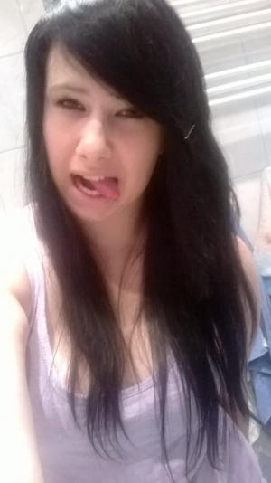 hair, skin, selfie, smile, bangs