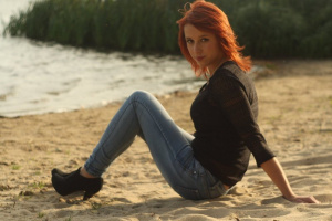 fun, jeans, denim, sitting