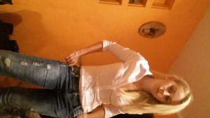 mouth, jeans