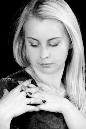 nail, eyelash, hair, skin, hand, monochrome