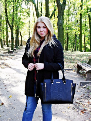 jacket, outerwear, jeans, denim, handbag, bag