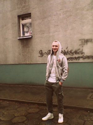 jacket, outerwear, standing, wall