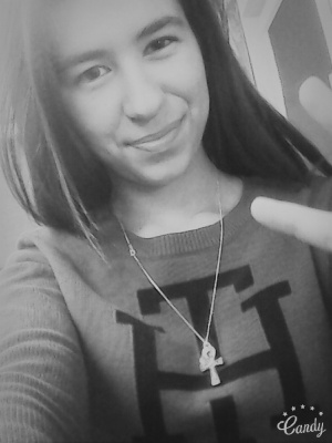 smile, monochrome
