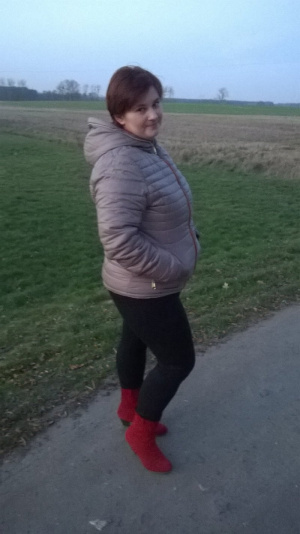 outerwear, standing